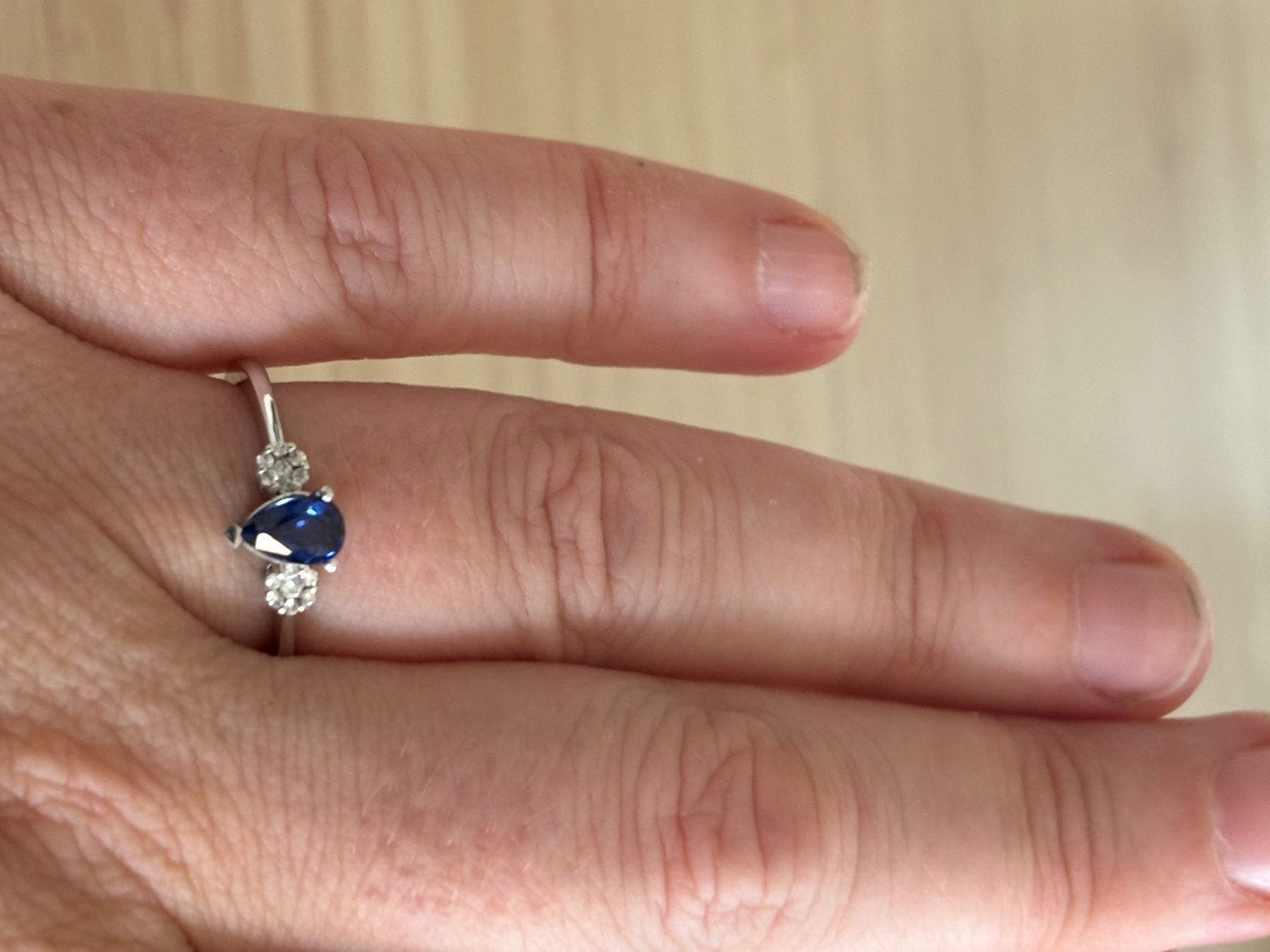 Anelli: Sapphire und diamanten ring – Usato da Arlesheim venduto da tan_y567 1