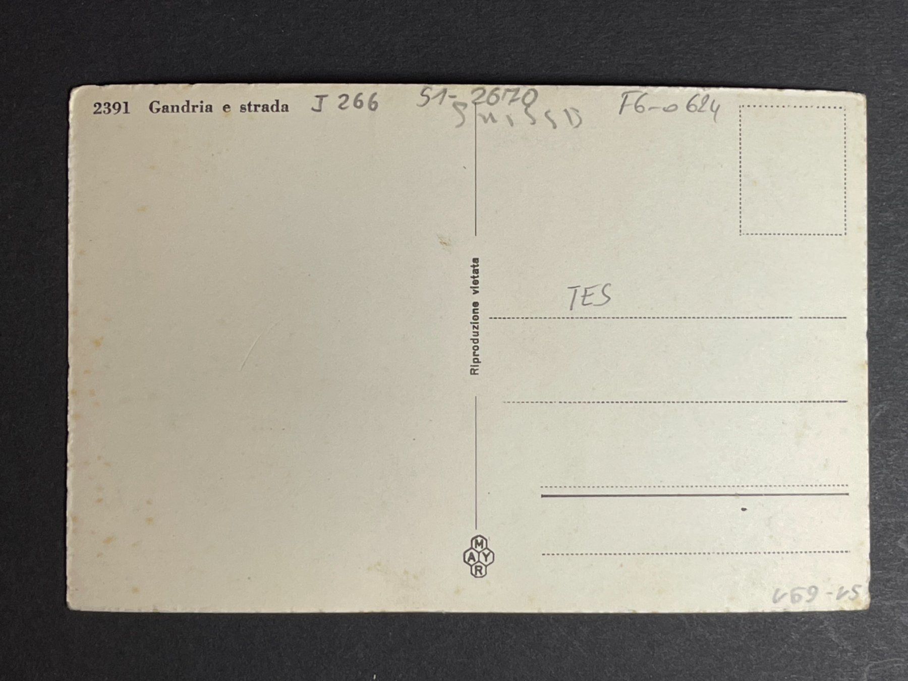 Cartoline postali: Gandria et strada – Usato da Steg VS venduto da _vinci_ 1