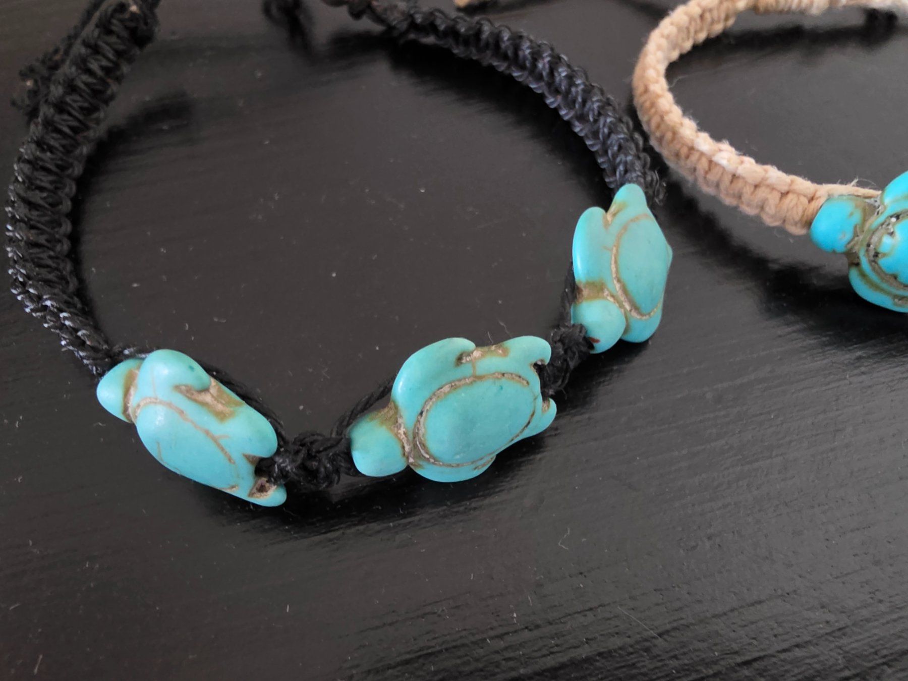 Bracciali & Braccialetti: 2 Armbänder Schildkröten Türkis – Usato da Stäfa venduto da flamingo_17 1