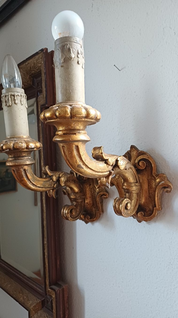 Lampes: 2 Barock Wandleuchter – D'occasion à Flawil par Naphtali 4