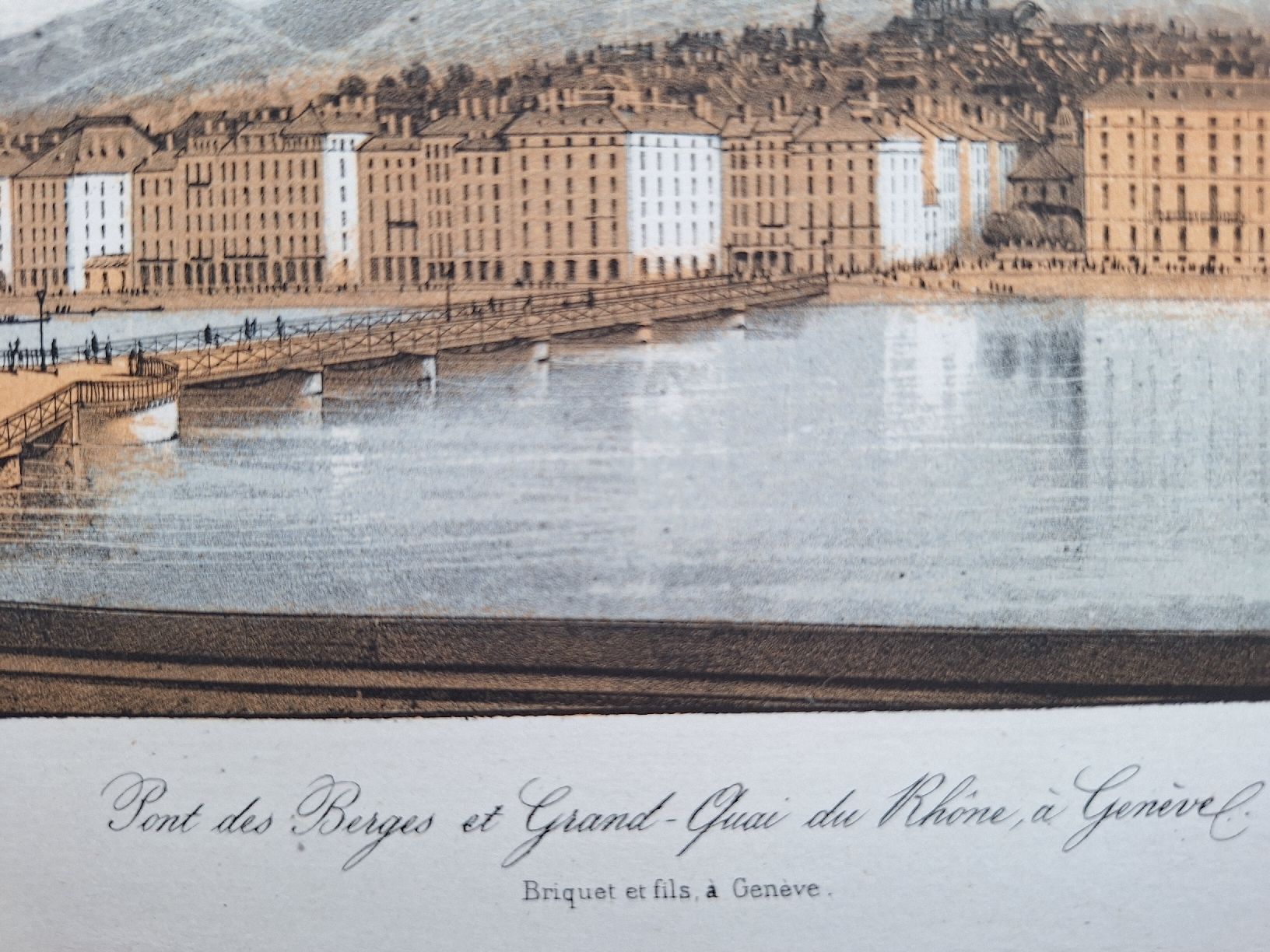 Incisioni: GENEVE  GRAND QUAI – Usato da Bevaix venduto da bohrap 1