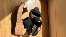 Schwarze H&M Sandalen – Ideal für den Sommer! Gr. 38
