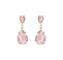 Swarovski Vintage Ohrring, rose vergolded