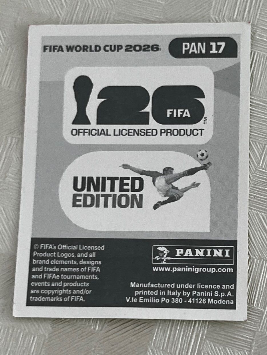 Panini Carte collezionabili: Panini Fifa World Cup 2026 PAN 17 – Usato da Winterthur venduto da Numero1 1