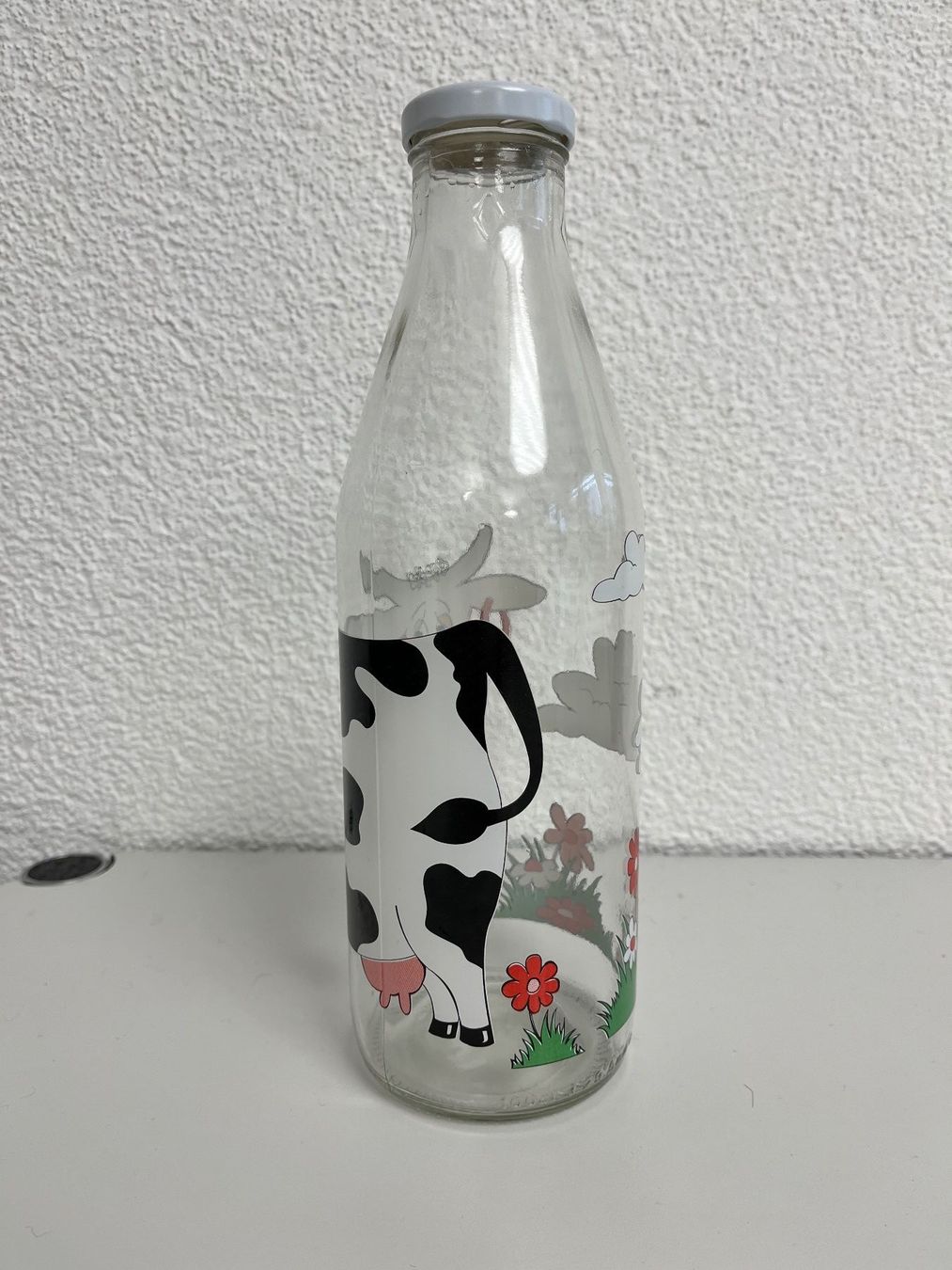 Altro in Stoviglie & Bicchieri: Milchflasche: 4 Milchflaschen Glas 1 Liter – Usato da Zollikofen venduto da pico27 2