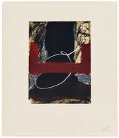 Antoni Tàpies, Clau 7 Lithograph, 1975