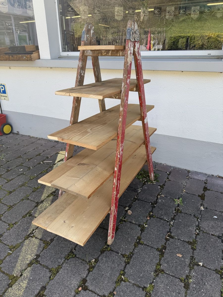 Scale: Bockleiter als Blumenständer – Usato da Gränichen venduto da onkel_xxl 4