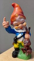 Alter Zwerg Gartenzwerg alt vintage 32 cm