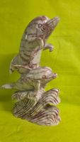 Delfine 30cm aus Marmor