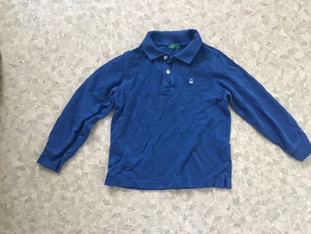 Benetton Polo-Shirt, Gr. 120, Langarm, Top Zustand!