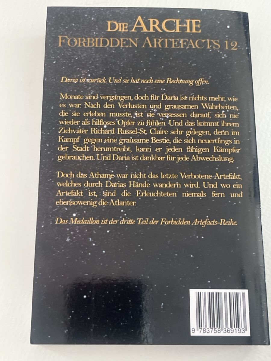 Bücher: Frauke Besteman - Die Arche, Forbidden Artifacts 12! Top – Gebraucht aus Forch von tieckr 1