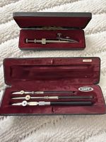Zirkel Set mit Etui HAFF Präzisionswerkzeug Vintage