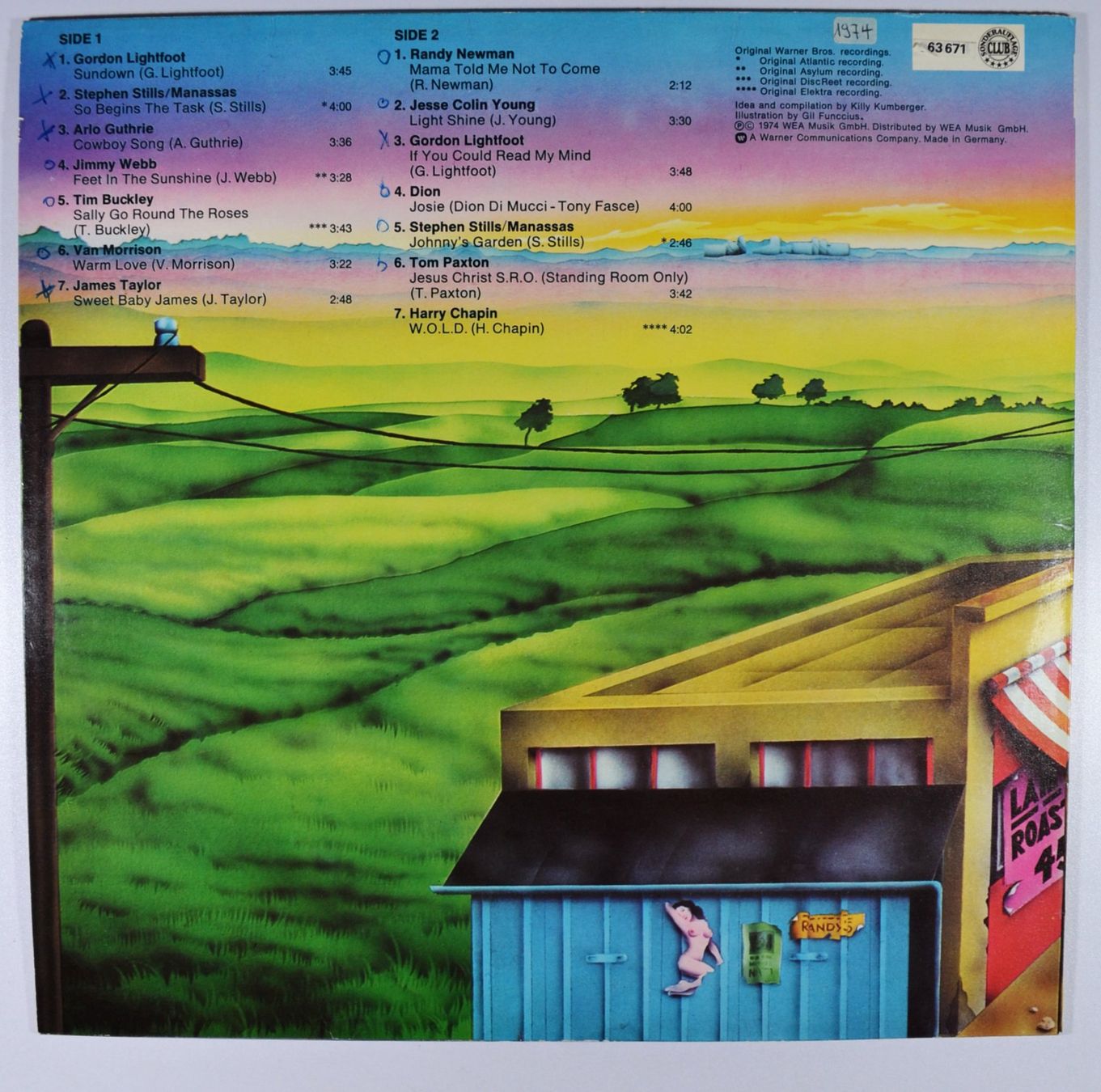 Dischi in vinile: LP: Die Grossen Amerikanischen LIEDERMACHER – Usato da Frenkendorf venduto da Yard-Sale-2000 1