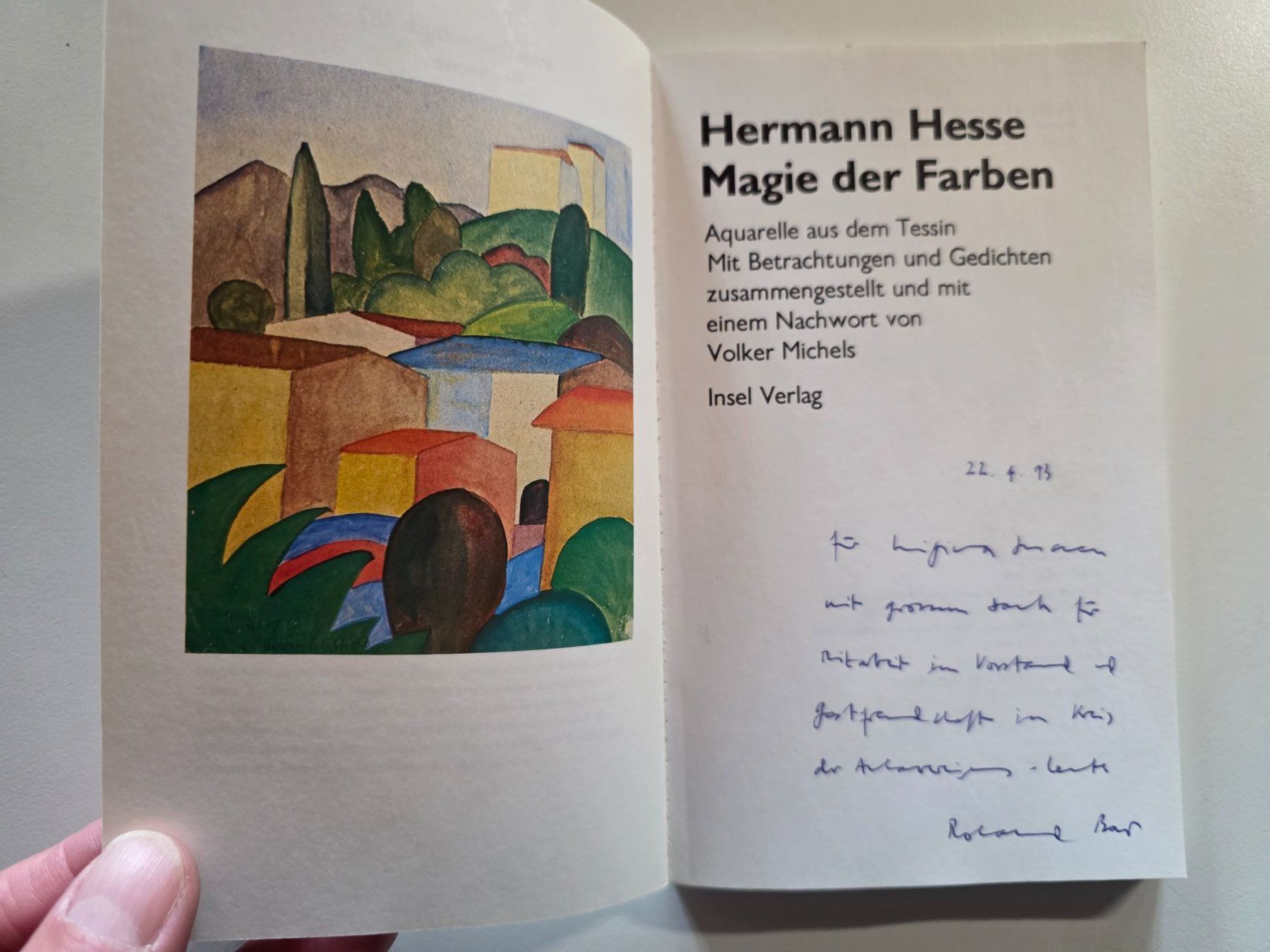 Libri: Hermann Hesse - Magie der Farbe - 1980 – Usato da Walterswil BE venduto da Lonitti 6