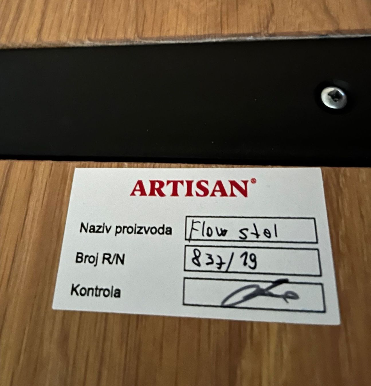 Tavoli: Artisan FLOW Tisch Eiche massiv in  Topzustand – Usato da Derendingen venduto da Sabine16 5