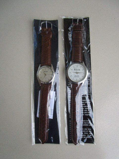 Eiger Uhren: 2 X Armbanduhren "EIGER" SILVER EDITION + Typ 120 - Unisex – Neu und originalverpackt aus Luzern von Horoskop1 4