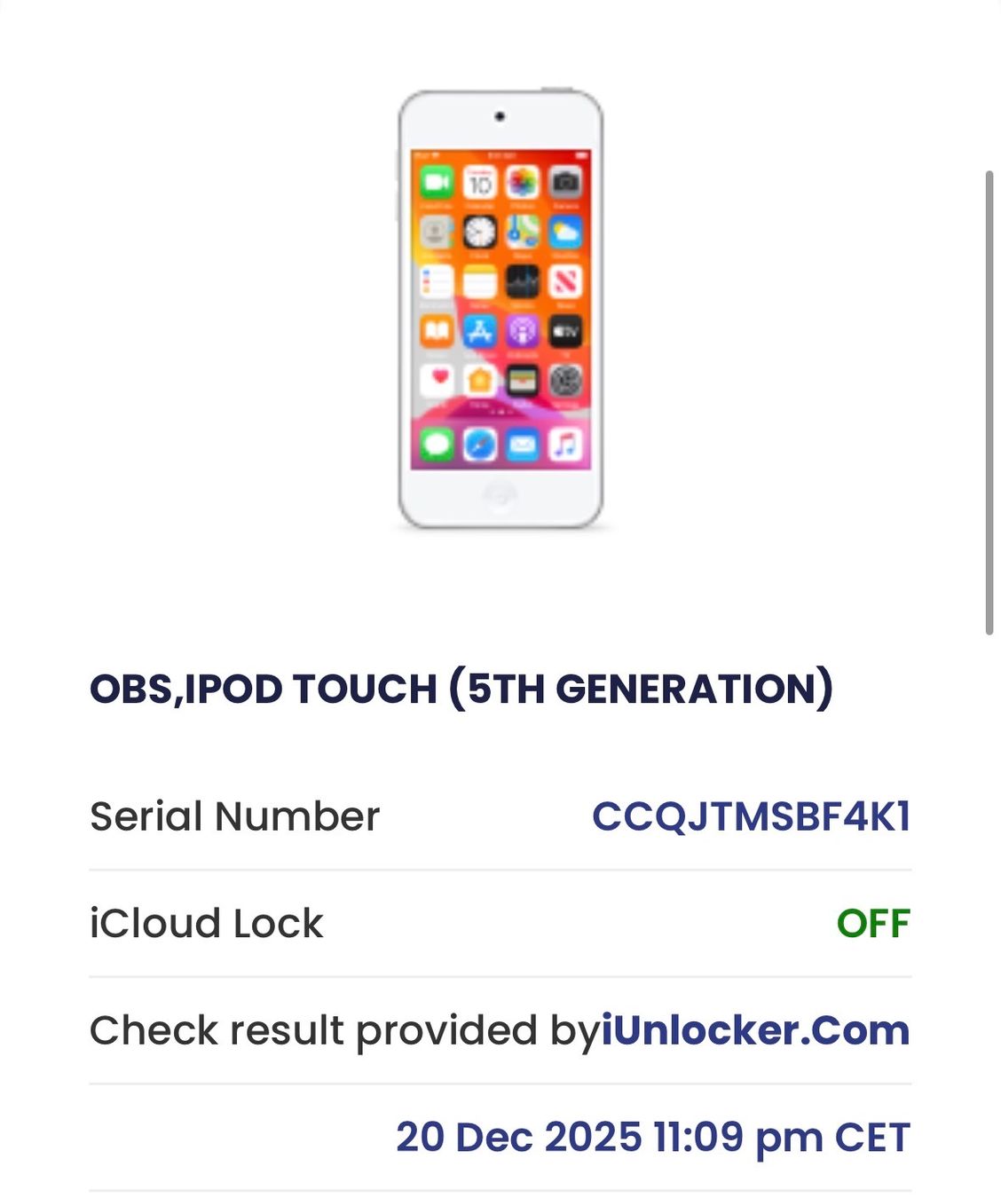 Apple Tragbarer Mediaplayer: Apple iPod Touch 5. Generation 32GB -getestet-  Silber Musik – Gebraucht aus St. Gallen von hae_6rmh 4