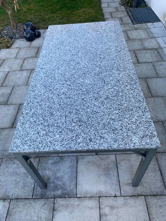 Gartentisch mit Granitplatte Kaufen auf Ricardo