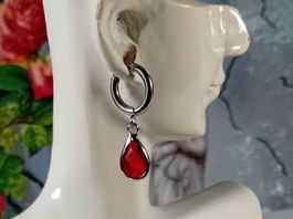 ohrring edelsthal,,,,mit modeschmuck,,,glanzig