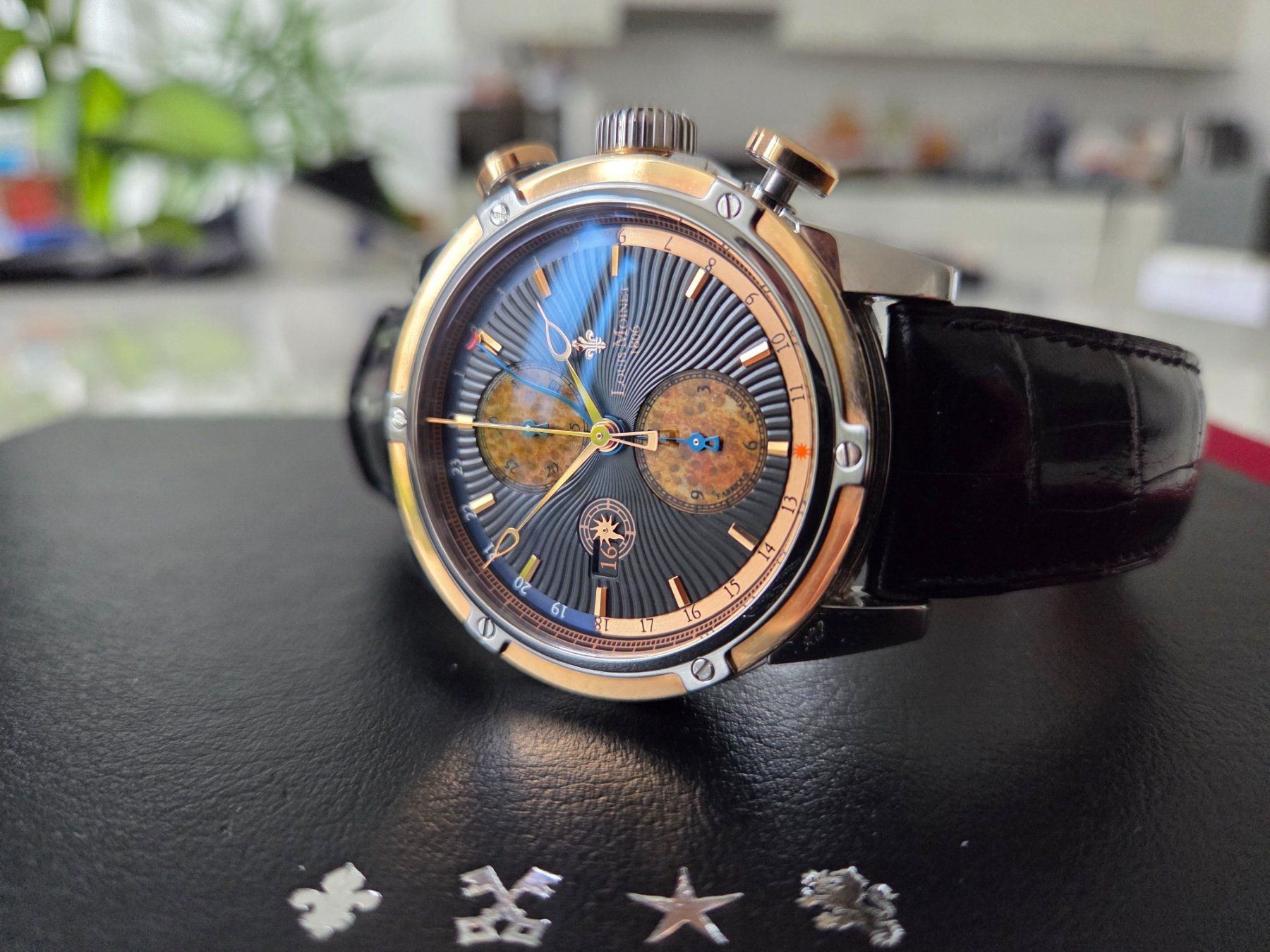 Orologi: Exklusive Louis Moinet Geograph Rainforest Luxusuhr – Usato da Wallisellen venduto da LaszloCH