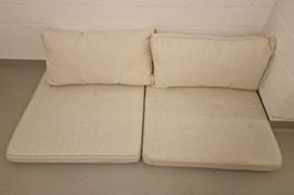 Gemütliche Sitzkissen Set, beige, 75x75x12cm, 75x35x20cm