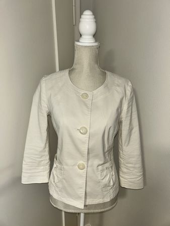 Damenjacke Betty Barclay Gr. 34 – leicht, Sommerjacke weiss