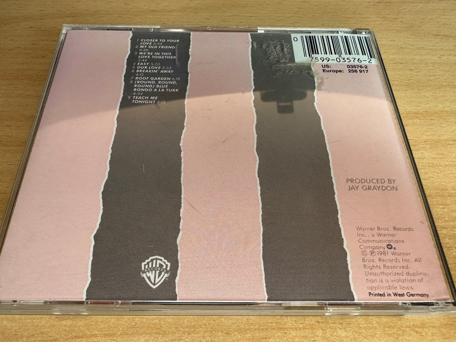 CD: Al Jarreau – Breakin' Away – Usato da Rikon im Tösstal venduto da Alpenmutz 1