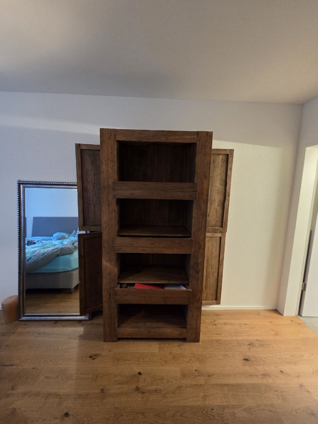 Armadi: TEAK Holz Schrank, Sekräter, Gestell – Usato da Siebnen venduto da Hgpca 4