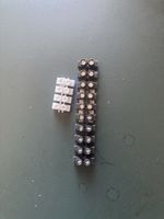 Klemmenblock Klemmenleiste schwarz und weiss 2x5 und 1x4 Ans