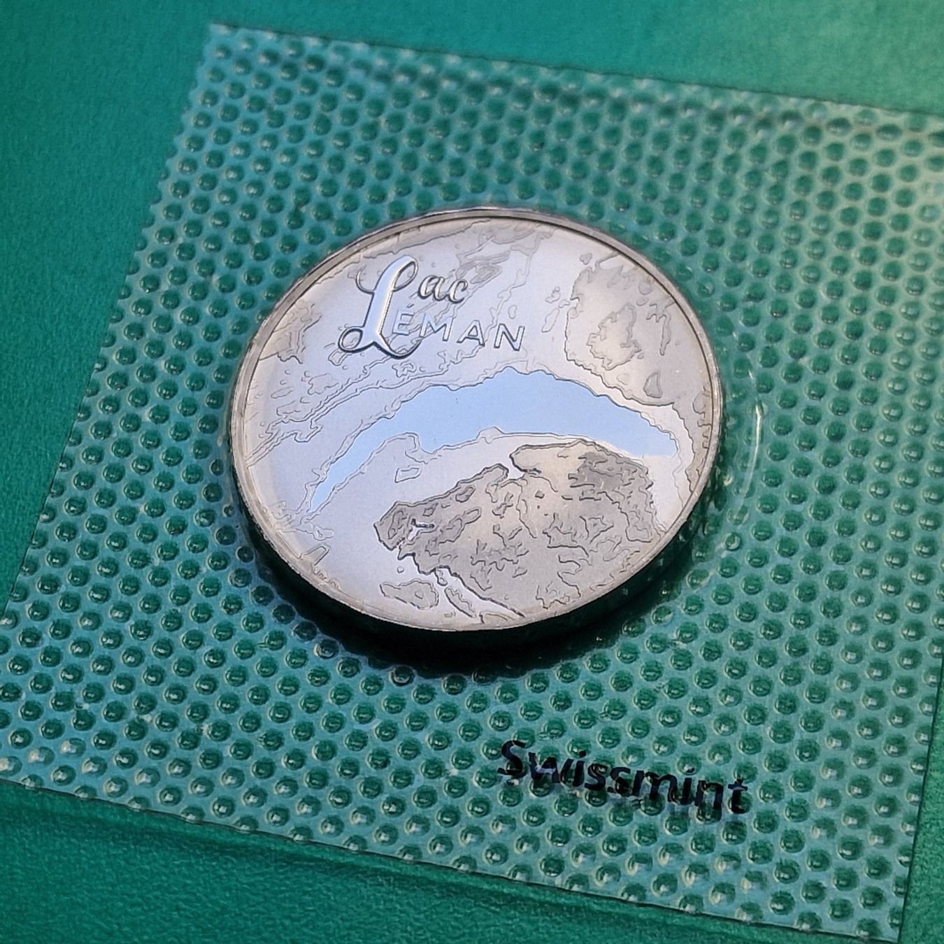 Tutti le monete: CHF 20.- Swissmint 2026, Lac Léman – Nuovo e nell'imballaggio originale da Bouveret venduto da psv01 4