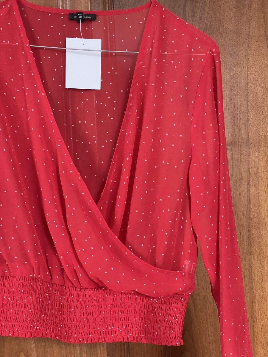 Camicette: Red Polka Dot Blouse – Usato da Zürich venduto da hsi_tl5c 1
