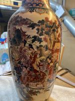 China Porzellan Vase 60cm mit Siegel (D1)