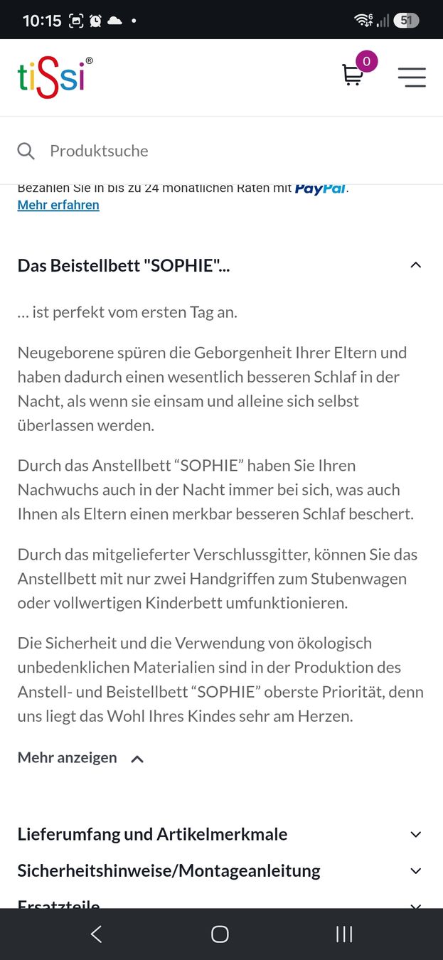 Betten: Beistellbett Tissi – Gebraucht aus St. Gallen von nasi-goreng 6