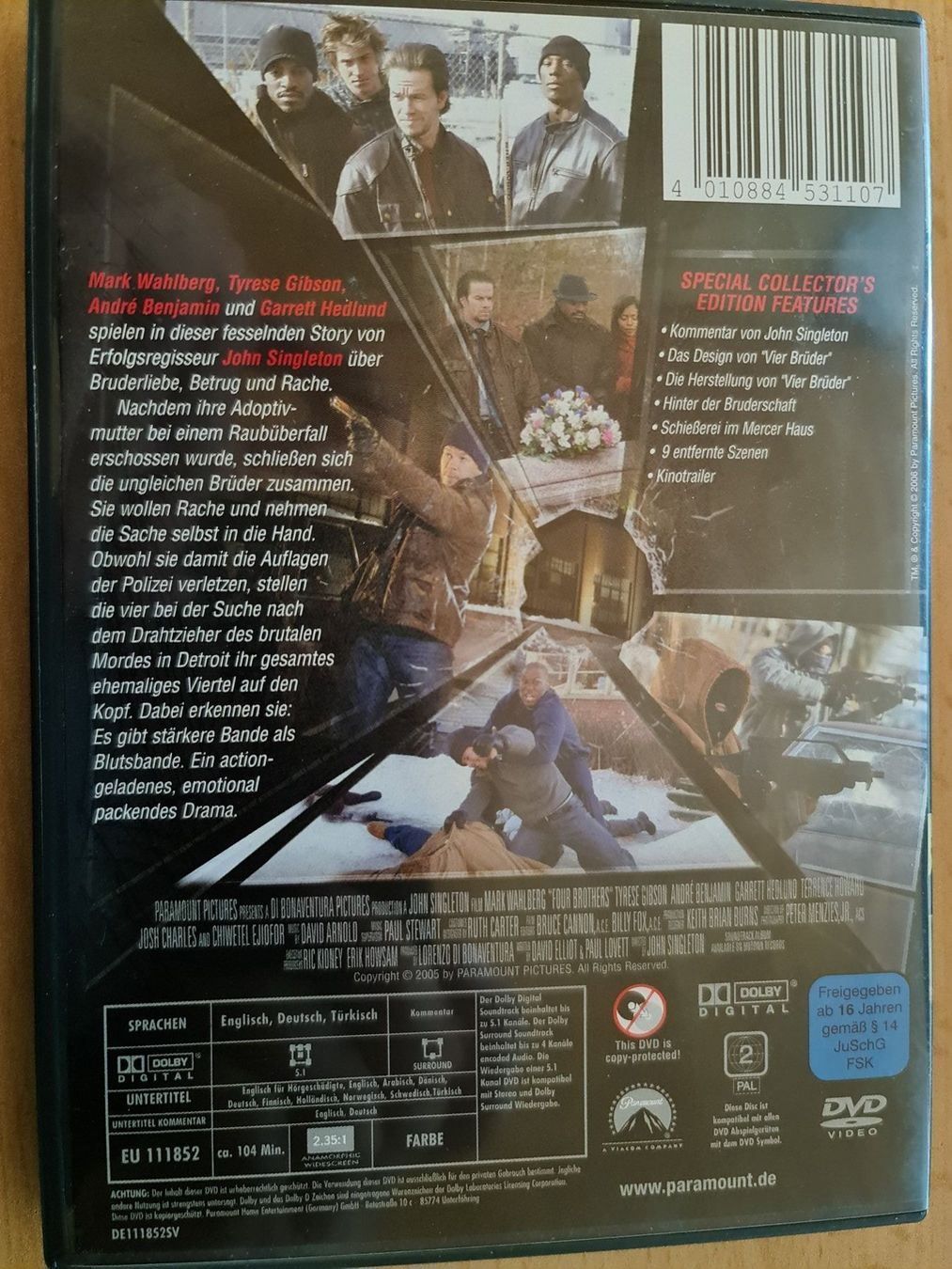 Tutti i DVDs: DVD Vier Brüder – Usato da Dintikon venduto da Vexi 1
