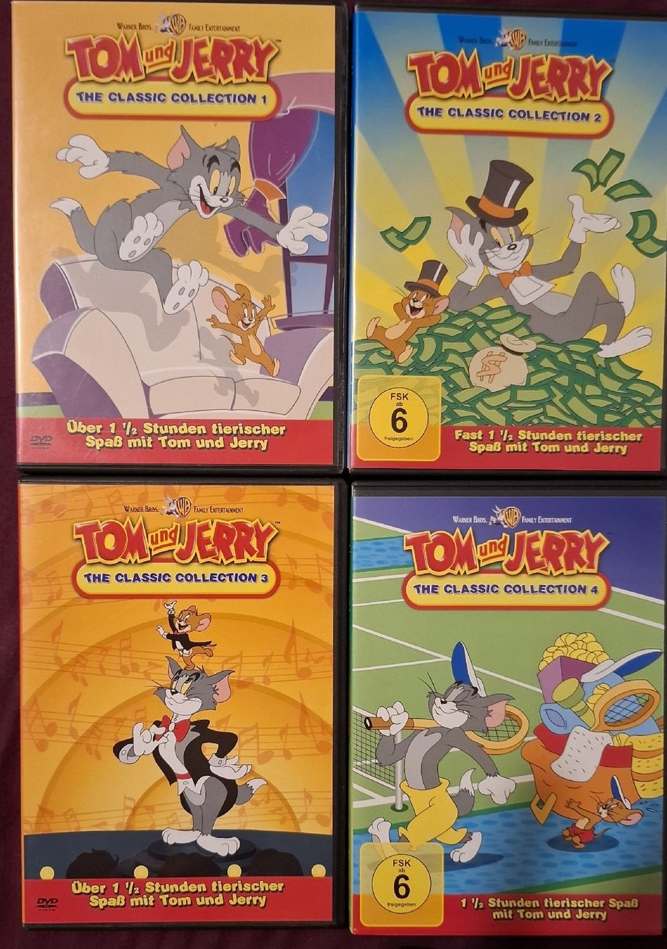 Tutti i DVDs: Tom & Jerry the Classic Collection kompl. Serie – Usato da Basel venduto da mgn_ft72