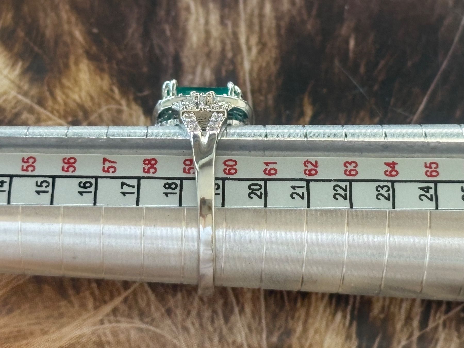 Ringe: Luxus Elegante Gr.19/9 Ring Farbe: Silber / weiss – Neu (gemäss Beschreibung) aus Biel-Bienne von Roserosse13 8