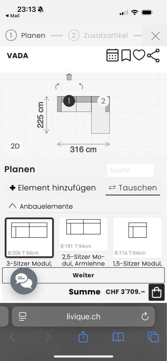 Sofas: Ecksofa in Taupe 316cm x 225cm – Gebraucht aus Luzern von maarteii 5