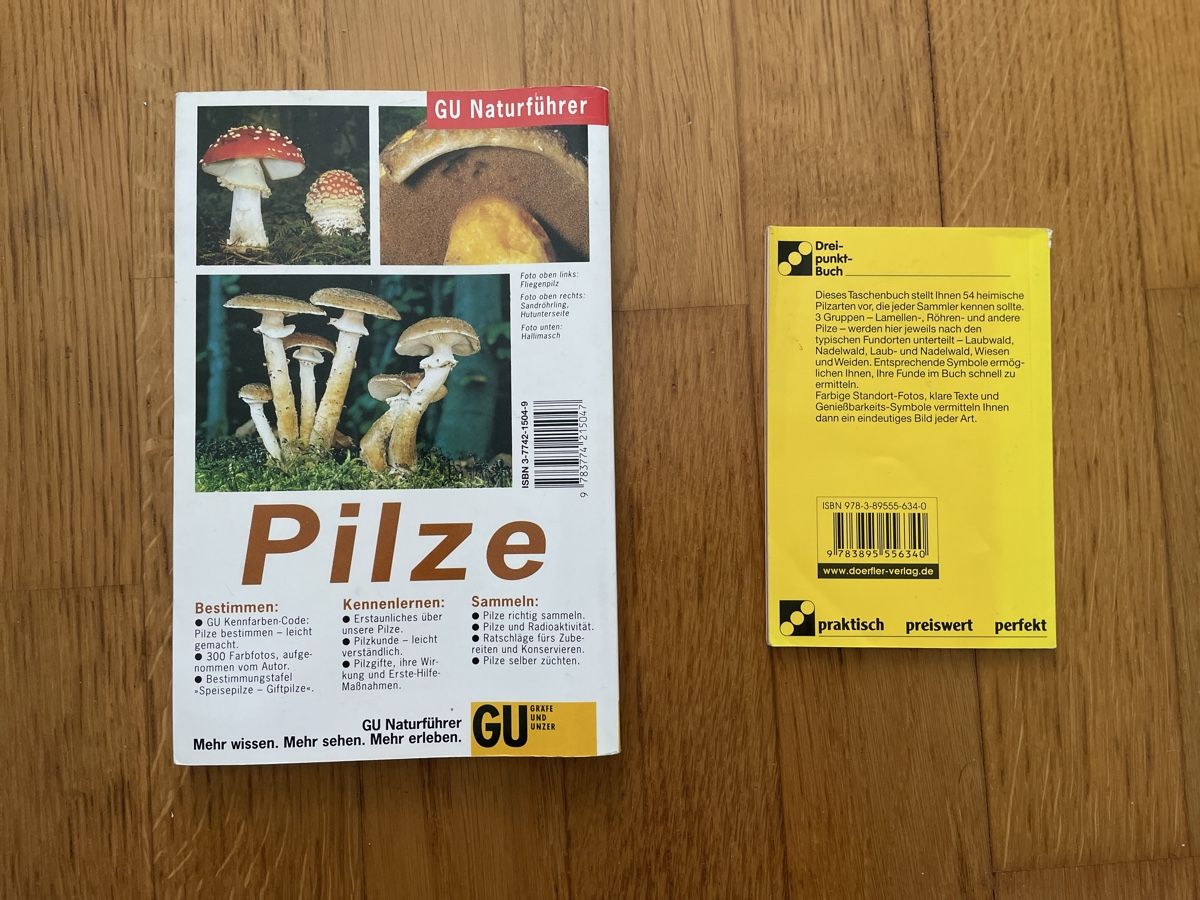 Bücher: Pilze - Zwei Bücher – Gebraucht aus Zürich von silab69 1