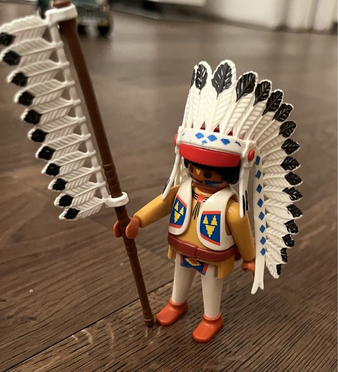PLAYMOBIL Indianerhäuptling - Spielzeugfigur In Folienverpackung