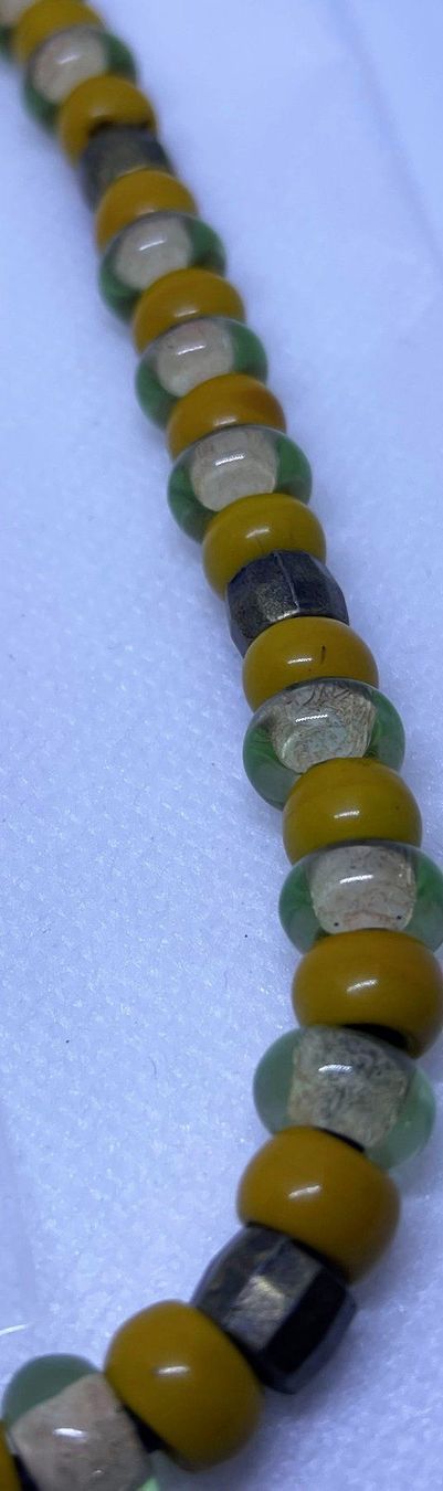 Catenine: Halskette Angela Glas Messing L 56 cm. – Nuovo (secondo la descrizione) da Lutzenberg venduto da Pinschi01 2