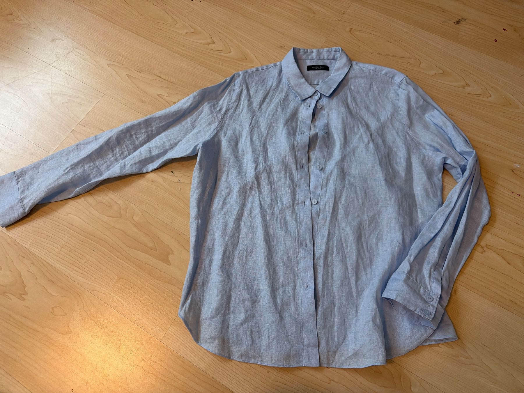 Massimo Dutti Camicie: Leinen Hemd Massimo Dutti hellblau Leinen Grösse L neu – Nuovo (secondo la descrizione) da Hettlingen venduto da blu_tb6z