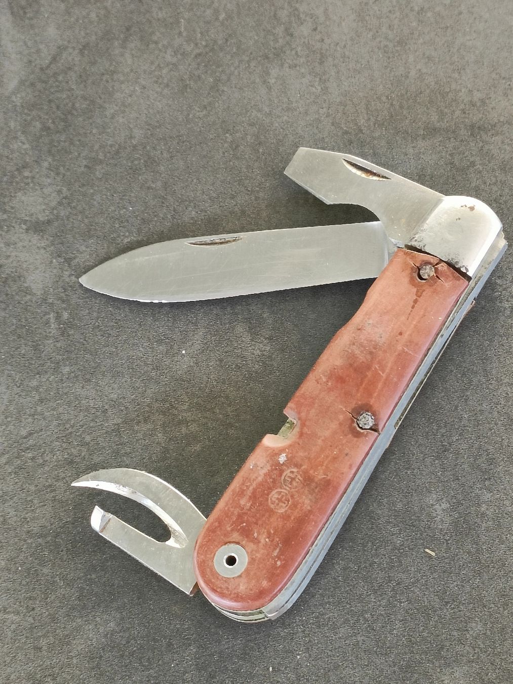 Schweizer Armee Taschenmesser: Sackmesser Röthlisberger Bärau - 1956 – Gebraucht aus Brugg AG von Ente015 7