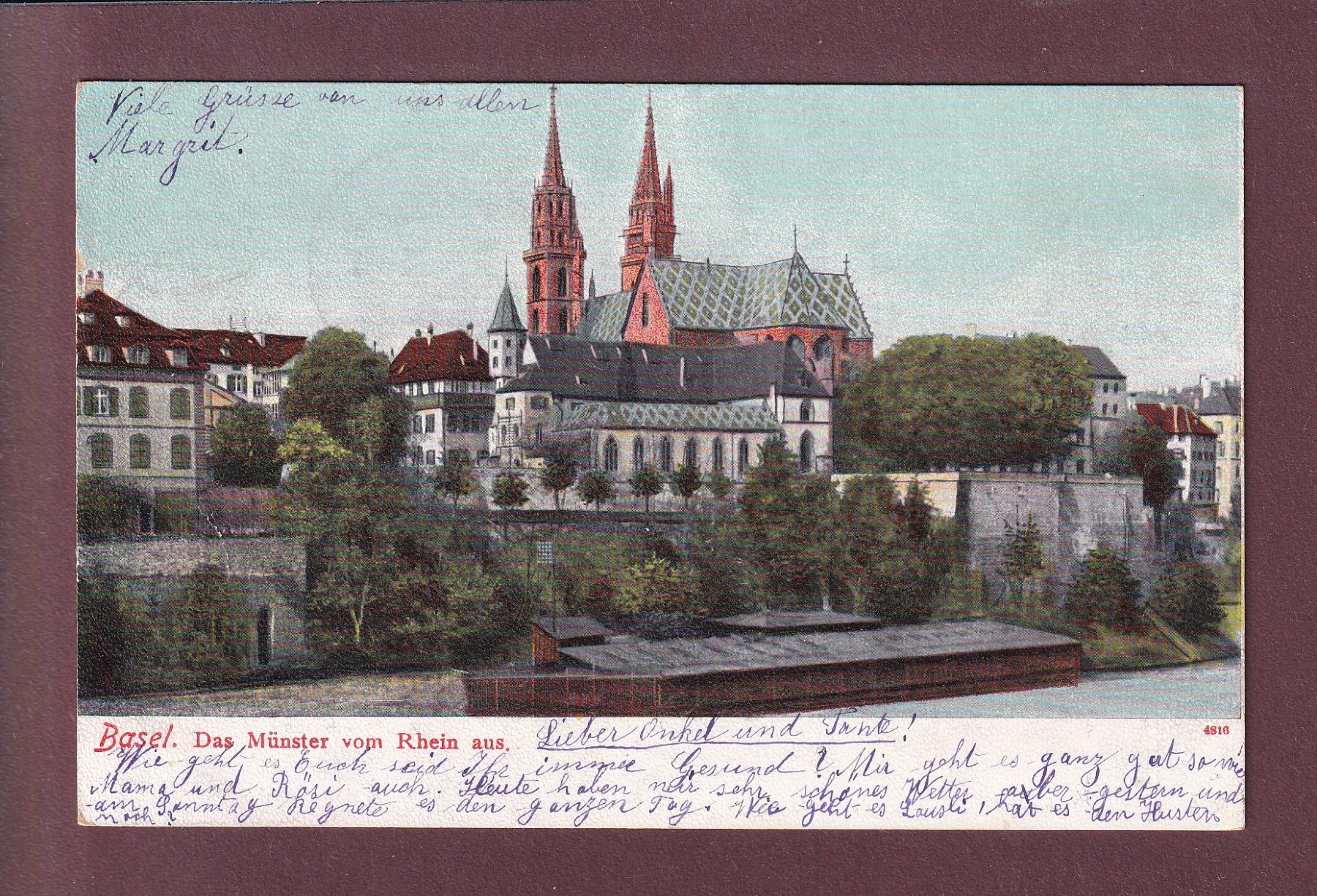 Cartes postales: BASEL - Münster - 1906 – D'occasion à Pully par nicecards