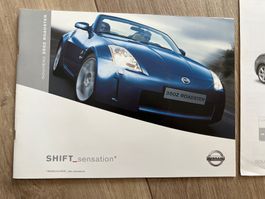 Brochure NISSAN 350 Z Roadster 08/2005 avec CD-ROM