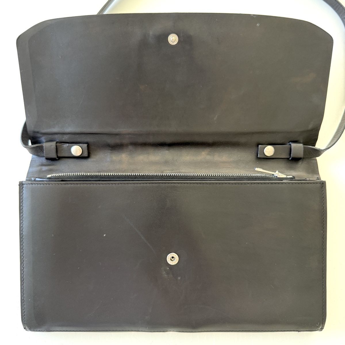 Bally Borse da donna: BALLY Black Leather Double Pocket Flap Shoulder Bag – Usato da Emmen venduto da Avviivva_Com2023 5