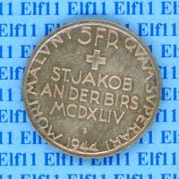 CHF___5.00 1944 St. Jakob vz 5 Franken