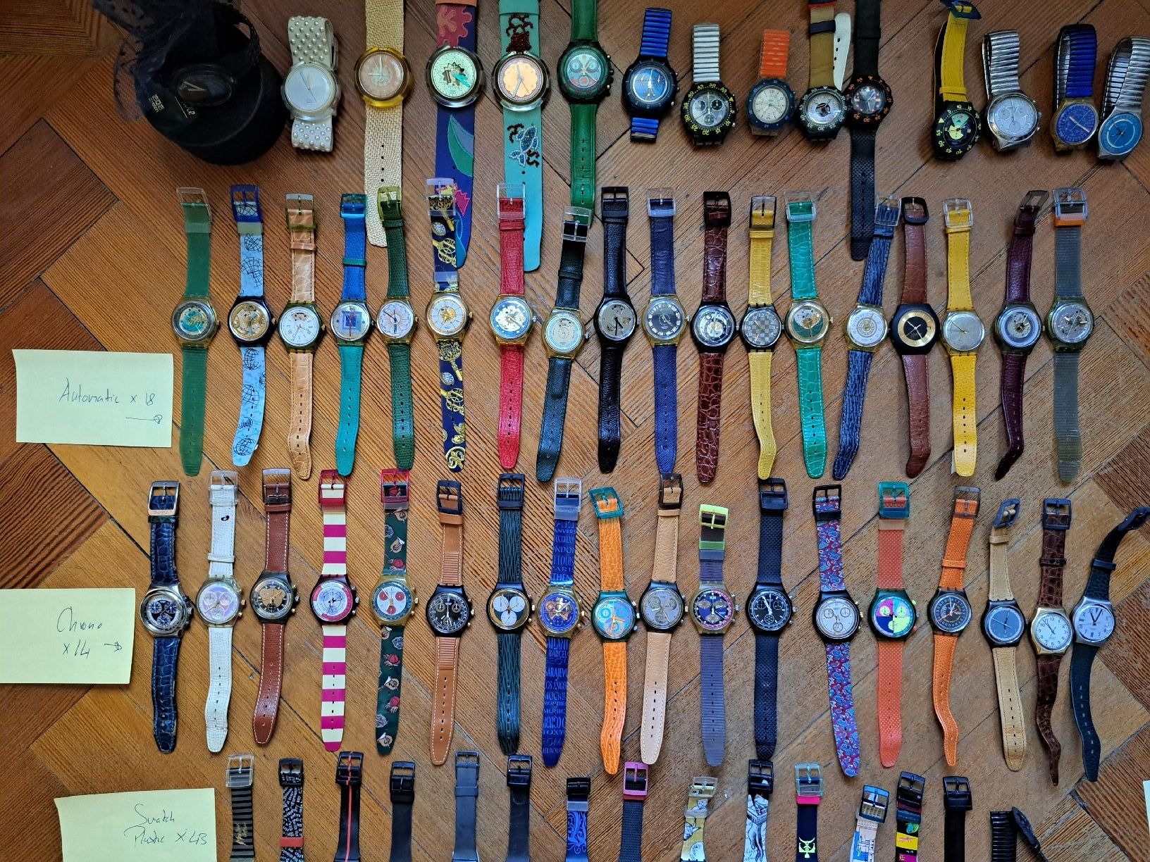 Swatch Orologi: Lot de 93 Swatch avant 2000 – Nuovo (secondo la descrizione) da Yverdon-les-Bains venduto da lolette2006 2