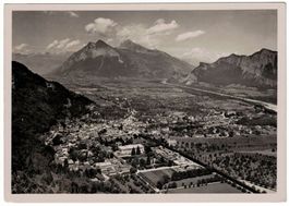 Bad Ragaz, Rheintal, Gonzen und Alvier, gelaufen 1952