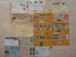 Lot ++ 16 alte Belege Deutschland u.s.w.