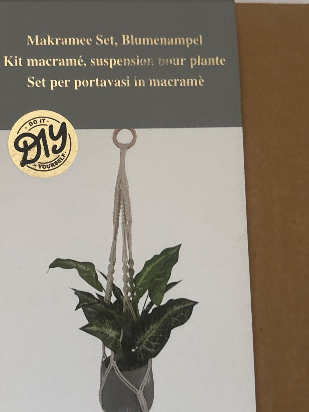 Migros Tutte le decorazioni: Makramee Blumenampel Set DIY,neu&ungebraucht, Nr.16 – Nuovo e nell'imballaggio originale da Wallisellen venduto da AS.TZ.